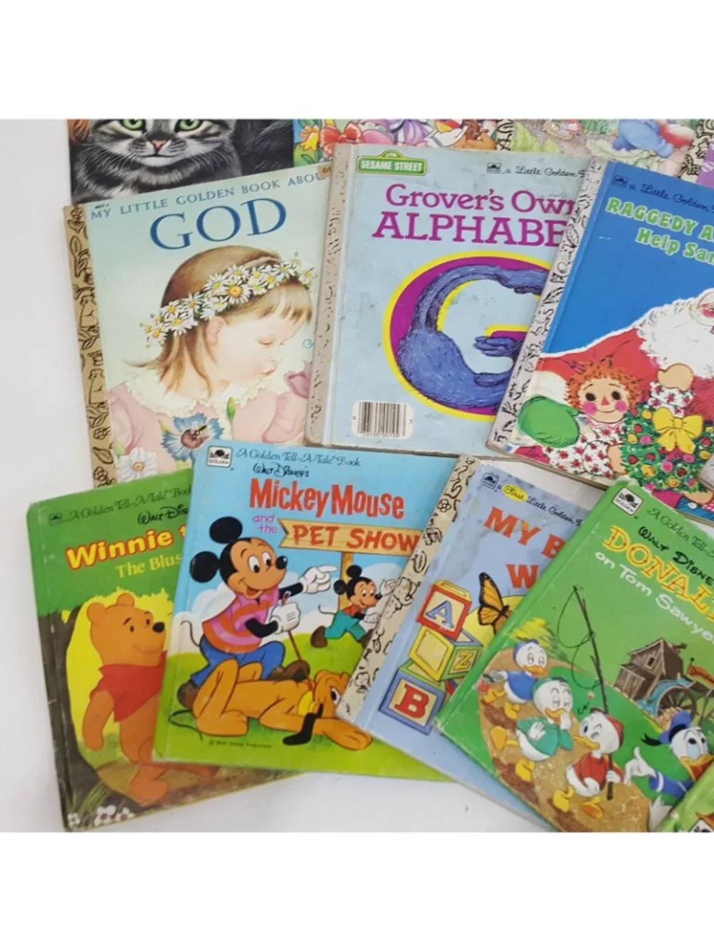 Lot of 20 Vintage Little Golden Books Children Reader Stories Bedtime Library